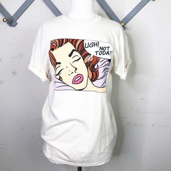 Goodie two sleeves  “not today” graphic tee shirt - Picture 2 of 11